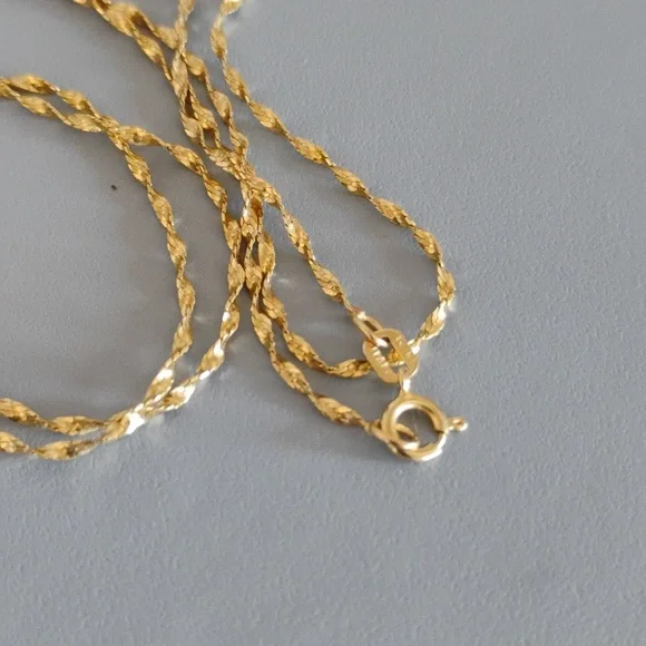 Flash Sale!14 K yellow gold necklace - Picture 2 of 12